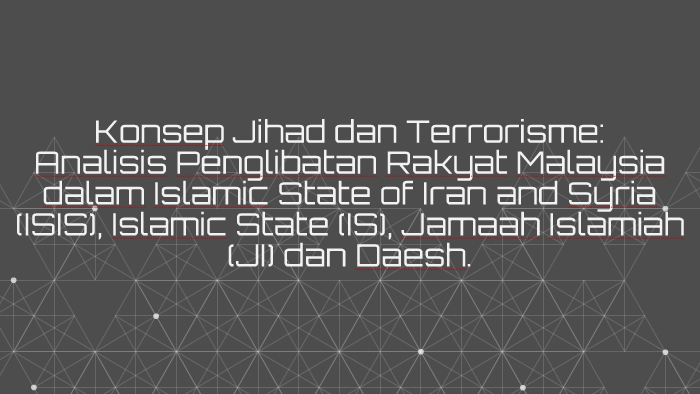 Konsep Jihad dan Terrorisme: by Faris Danial