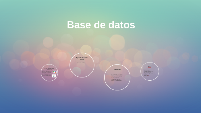 ¿Qué es una Base de datos? by Ariel Jimena Felix Coronado on Prezi