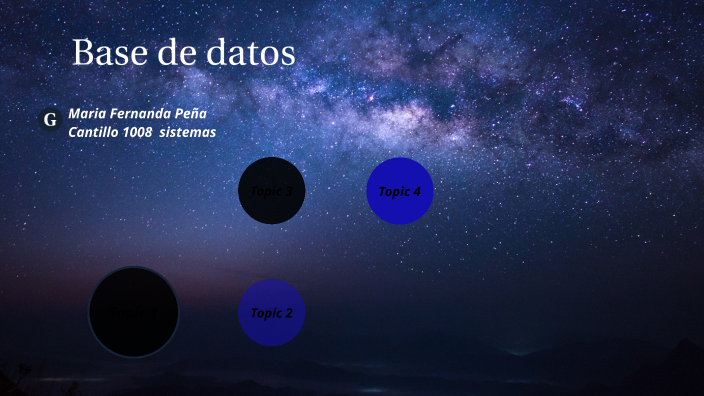 Base de Datos by Maria Fernanda Peña Cantillo on Prezi