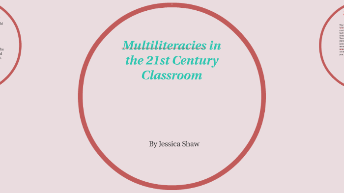 Multiliteracies in the 21st Century by Jessica Shaw on Prezi