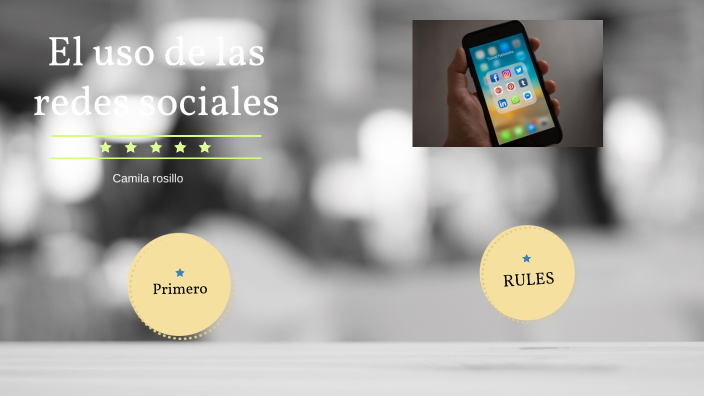 El uso de las redes sociales by Camila Rosillo on Prezi
