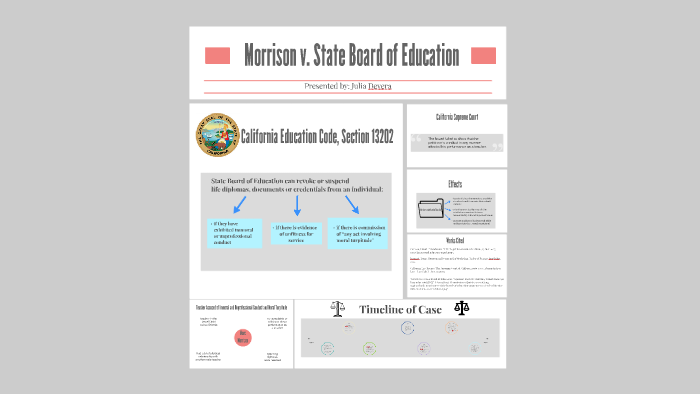 Morrison v. State Board of Education by Julia Devera