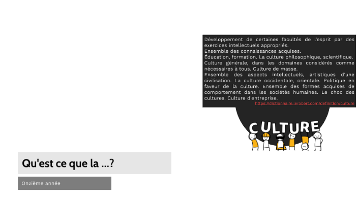 Qu'est ce que la culture? by Luis Diego Mulato on Prezi