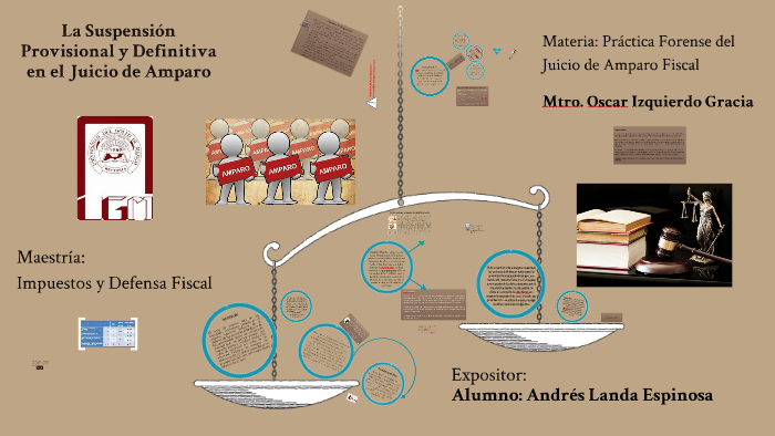 La Suspensión Provisional Y Definitiva En El Juicio De Amparo By Andrés ...