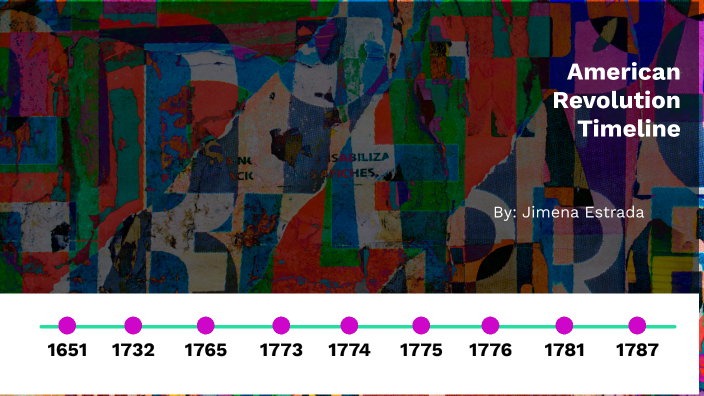 American Revolution Timeline by Jimena Estrada on Prezi