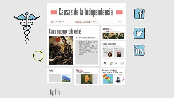 Causas de la Independencia by Tito Mendoza on Prezi
