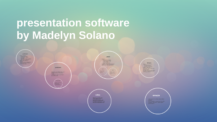 presentation software by madelyn solano on Prezi