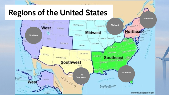 Regions of the United States by Emily Pacini on Prezi