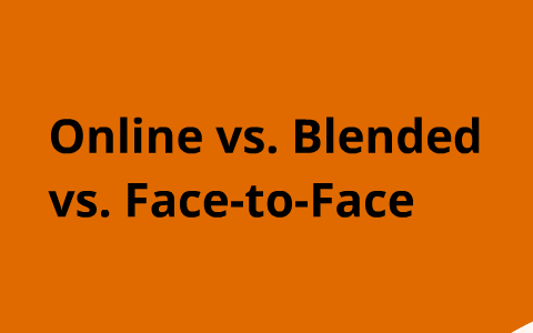 Online vs. Blended vs. Face-to-Face Venn Diagram by Robert Rodriguez on ...
