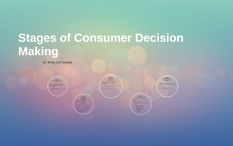 Stages Of Consumer Decision Making By Danielle Miller On Prezi