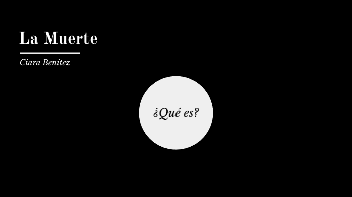 La muerte by ciara benitez on Prezi