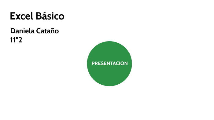 Excel, Nuestro entorno de trabajo by EMANUEL USUGA on Prezi