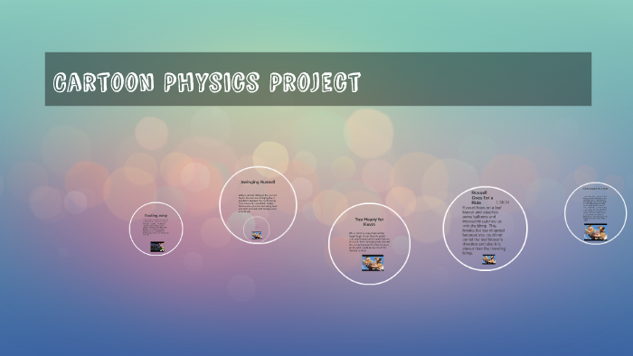 cartoon physics project