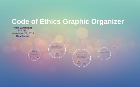 Code Of Ethics Graphic Organizer By