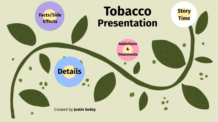 Tobacco Presentation by Justin Sedey on Prezi