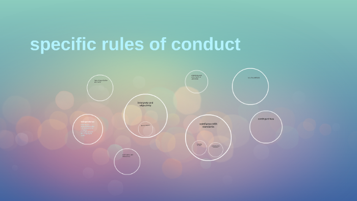 specific rules of conduct by Eazy on Prezi