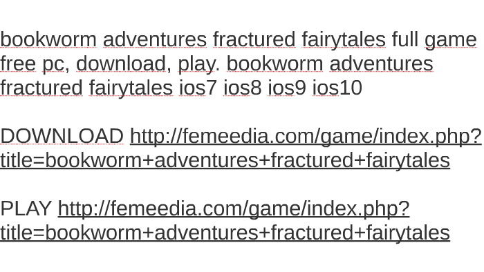 bookworm adventures deluxe free download full version