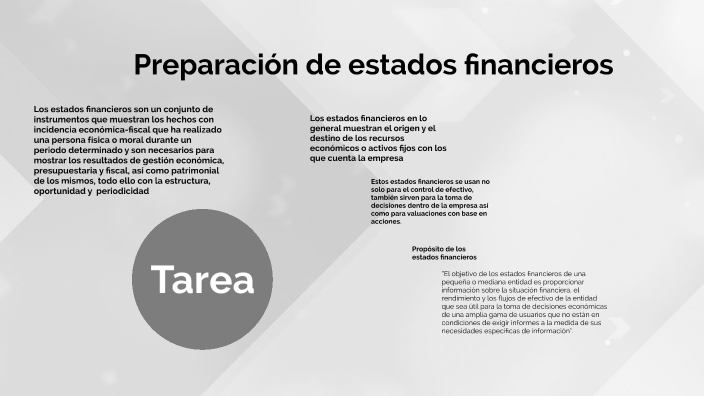 Preparación de estados financieros by Manuel Valdes on Prezi
