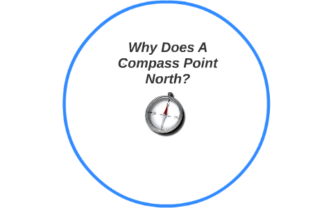 what makes a compass point north