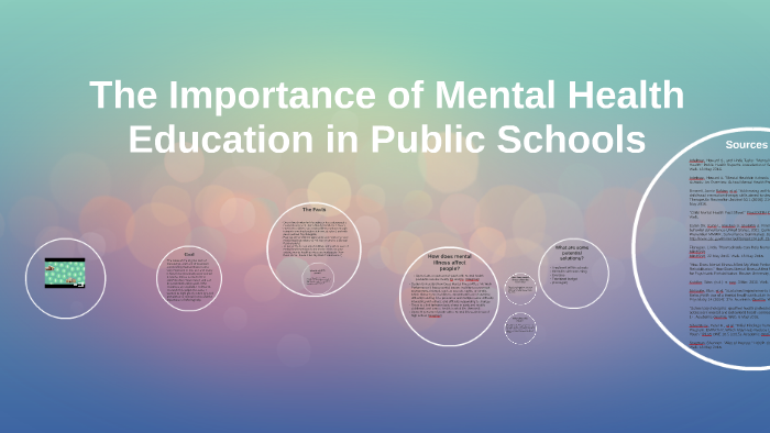 The Importance of Mental Health Education in Schools by Shira Weiss on ...