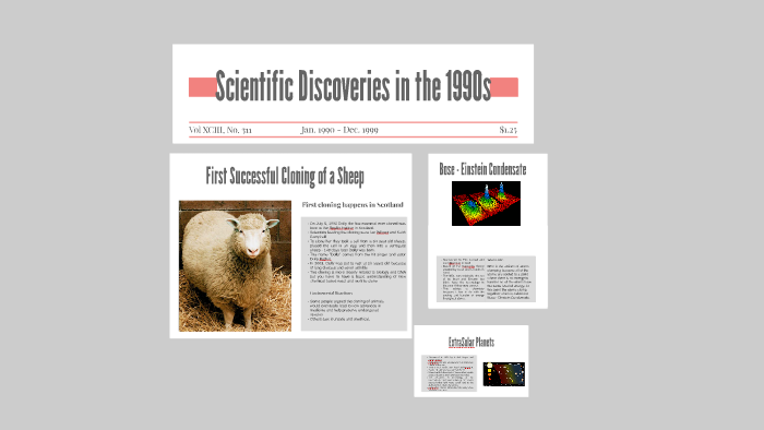 Scientific Discoveries In 1990s