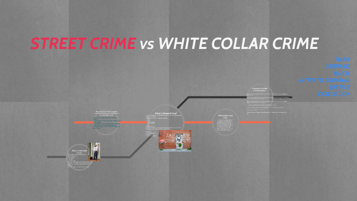 white collar crime vs.street crime