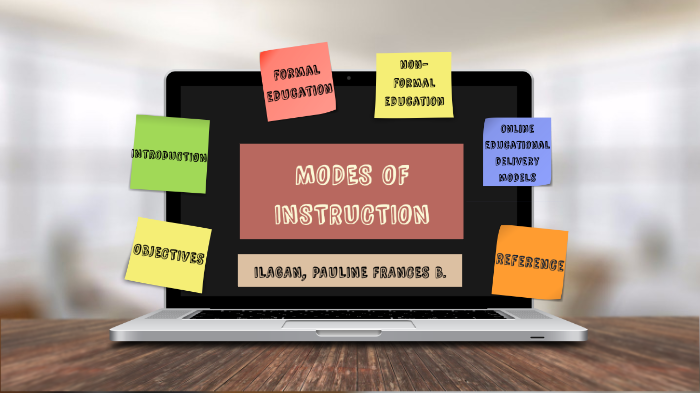 MODES OF INSTRUCTION by Pauline Ilagan on Prezi