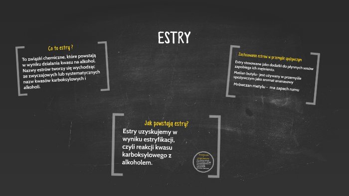 Zastosowanie estrów by Ola Zięcina on Prezi