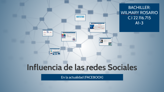 Influencia de las redes Sociales by wilfredo rosario on Prezi