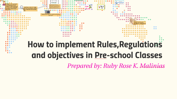 How to implement Rules,Regulations and objectives in Pre-sch by Ruby ...