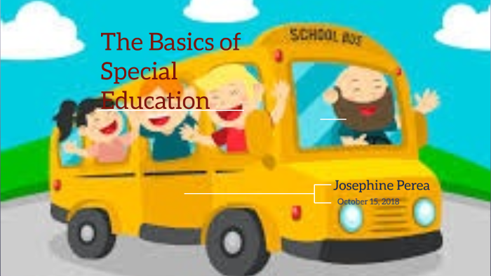 The Basics of Special Education by Josephine Perea on Prezi