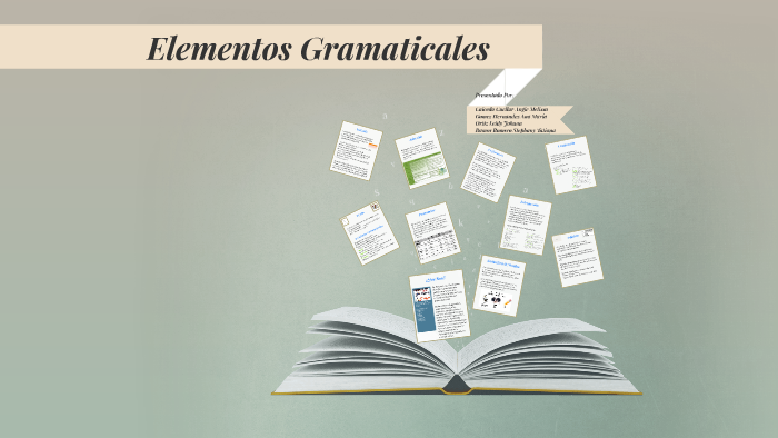 Elementos Gramaticales By Angie Melissa Caicedo Cuellar On Prezi