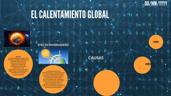 CALENTAMIENTO GLOBAL by JAMENSON JOSÉ DÍAZ RIVERA on Prezi