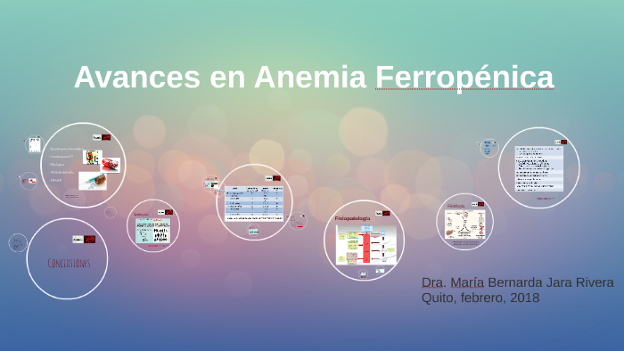 Anemia ferropenica en el adulto mayor