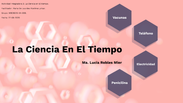 La Ciencia En El Tiempo by Lucia Robles on Prezi
