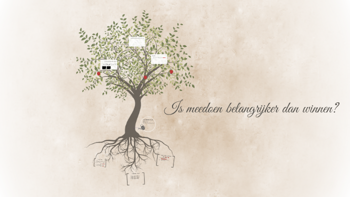 Is meedoen belangrijker dan winnen? by jari korbee on Prezi