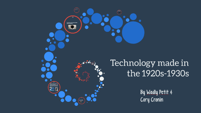 Technology Form 1925 Technology made in the 1920s-1930s by wadly petit on Prezi