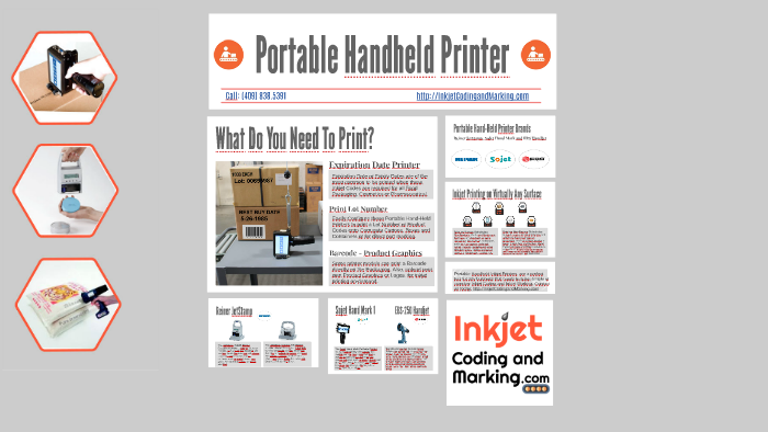 handheld inkjet coding and marking