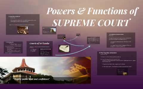 Powers & Functions Of By Nirasha Bandara