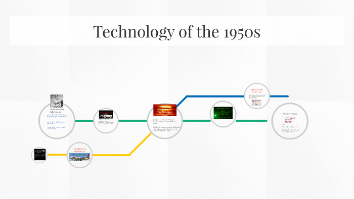 Technology of the 1950s by Matthew Craddock on Prezi