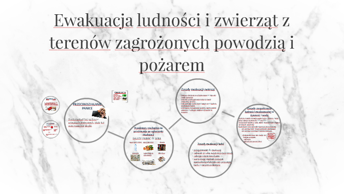 Ewakuacja ludności i zwierząt z terenów zagrożonych powodzią by Łukasz
