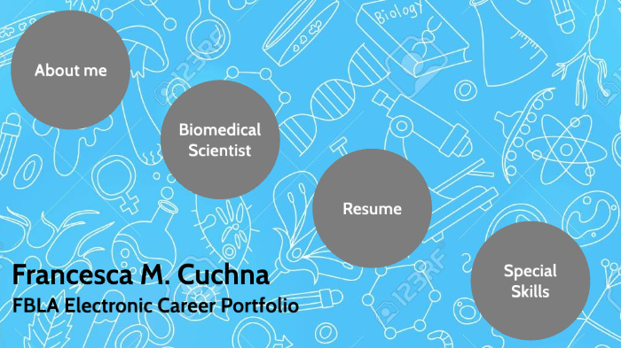 FBLA Electronic Career Portfolio by Francesca Cuchna