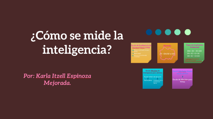 ¿Cómo se mide la inteligencia? by Karla Espinoza on Prezi