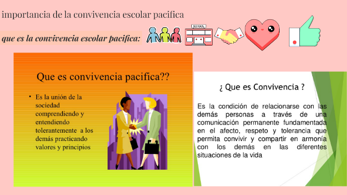 importancia de la convivencia escolar pacifica by roxana chairez ...