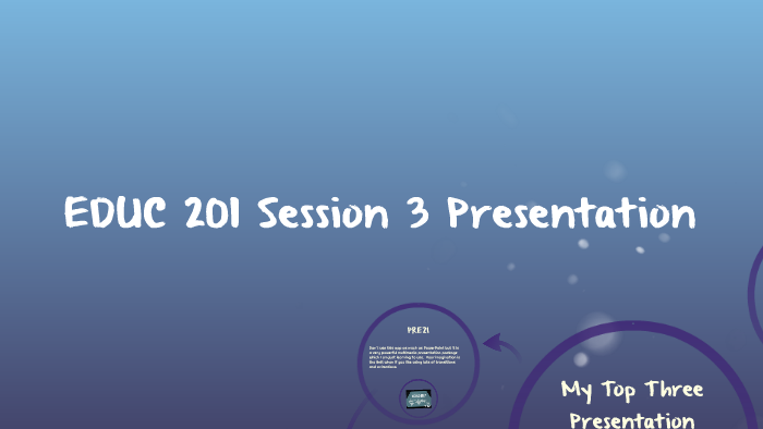 My Top Three Presentation Tools by Rafael Molina on Prezi