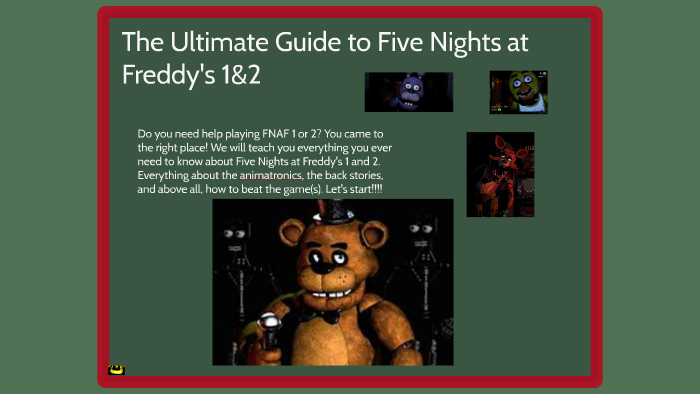 fnaf 1 animatronics