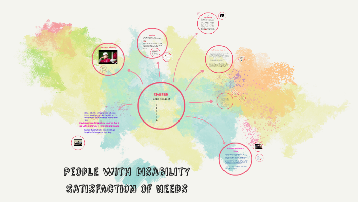People with Disability Satisfaction of Needs by Sarah Trees