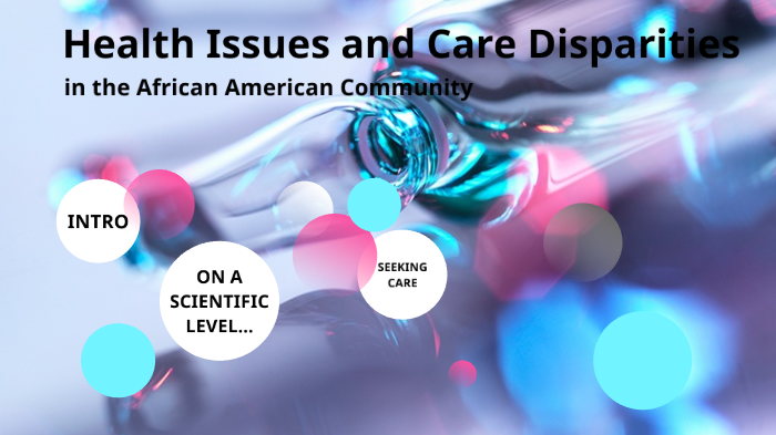 Health Issues and Care Disparities in the African American Community by ...