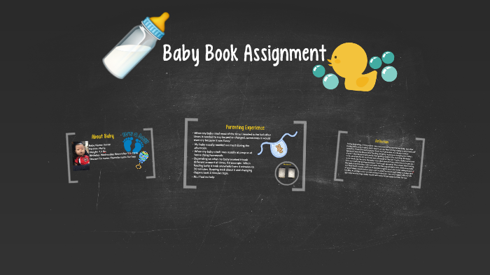 baby book assignment