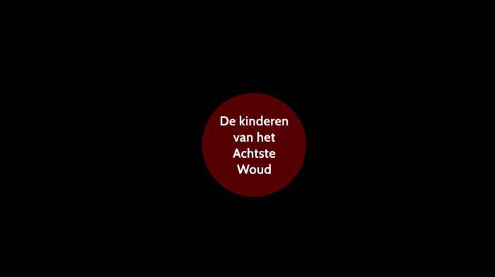 De kinderen van het Achtste Woud by Tara Thompson on Prezi